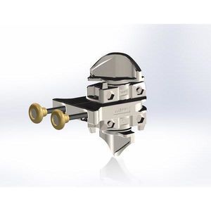 twist lock per l'ancoraggio dei container semiautomatico 1
