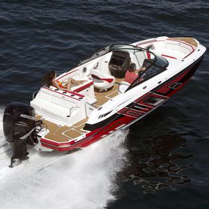 deck boat fuoribordo / con dual console / da wakeboard / da sci nautico