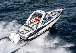 runabout fuoribordo / bimotore / con dual console / bow-rider