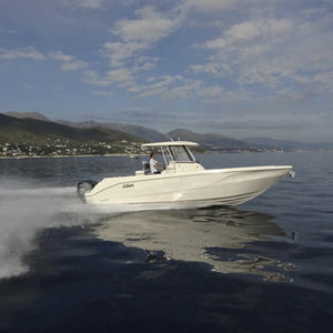 barca open fuoribordo / bimotore / con console centrale / open