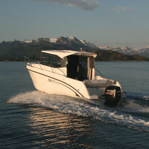 cabin-cruiser fuoribordo / con cockpit chiuso / da pesca sportiva / max. 8 persone