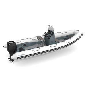 gommone fuoribordo / semirigido / con console centrale / per pesca subacquea
