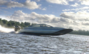 runabout catamarano / fuoribordo / offshore / in alluminio