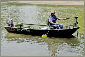 jon boat fuoribordo