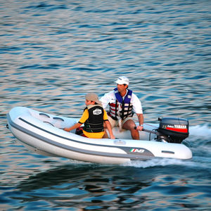 gommone fuoribordo / semirigido / per la pesca / in fibra di vetro