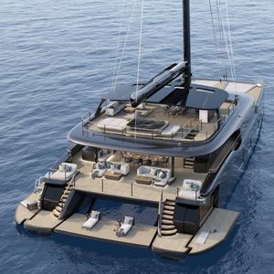 sailing-superyacht di lusso catamarano