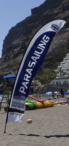 bandiera di segnalazione per paracadute ascensionale