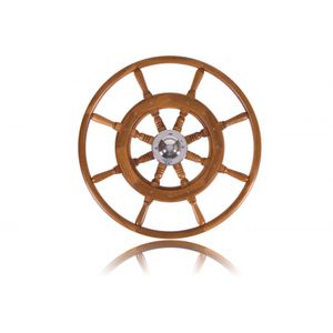 volante per barca a motore in teak