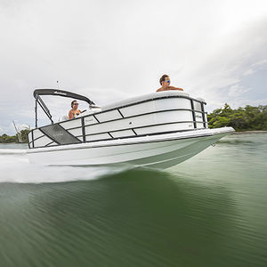 pontoon boat fuoribordo