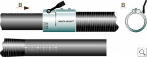 pagaia per kayak / per acqua piatta / asimmetrica / doppia