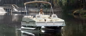 pontoon boat fuoribordo