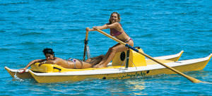 catamarano a remi