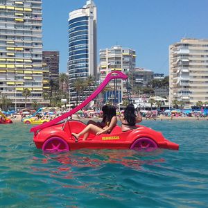 barca a pedali 4 posti
