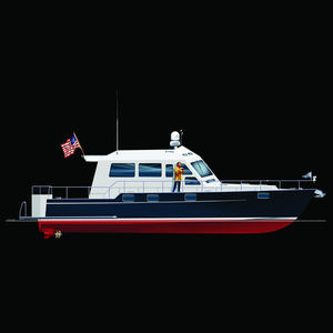motor-yacht da crociera / trawler / con fly / dislocante