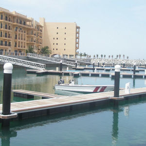 pontile galleggiante / di ormeggio / per marina / in alluminio