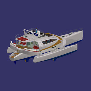 motor-yacht trimarano a motore