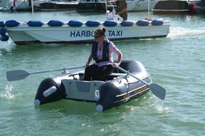 gommone fuoribordo / max. 3 persone / con paramezzale gonfiabile