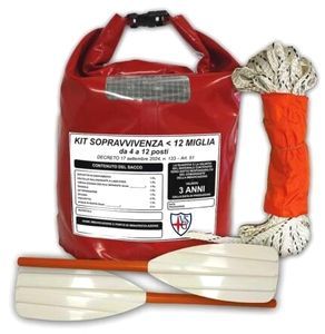 kit di emergenza per barche : navigazione costiera (luci manuali, fumogeni manuali, razzo di segnalazione) 1
