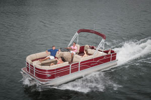 pontoon boat fuoribordo