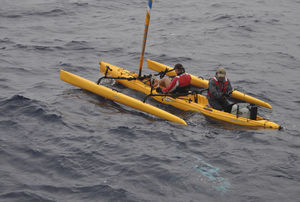 kayak sit-on-top / rigido / per la pesca / 2 posti