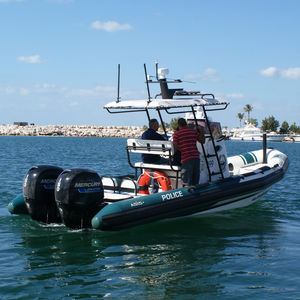 barca professionale patrol boat / fuoribordo / gommone semirigido