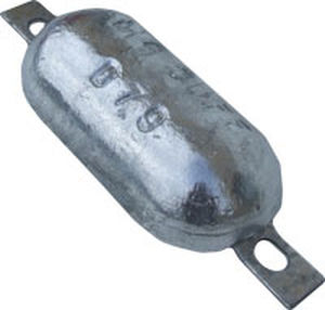 anodo sacrificale in zinco