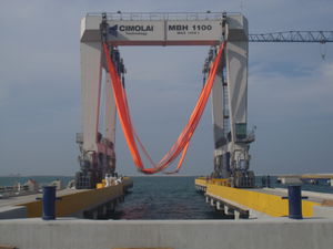 travel lift controllato a distanza