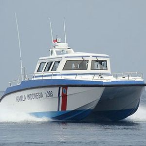 barca professionale patrol boat / catamarano / fuoribordo
