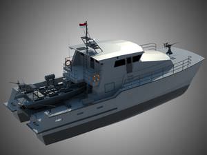barca professionale patrol boat / catamarano / entrobordo