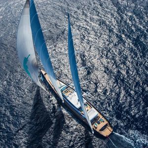 sailing-superyacht di lusso da crociera