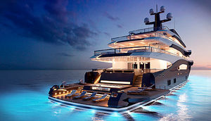 mega-yacht da crociera