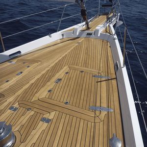 rivestimento per ponte doga in teak