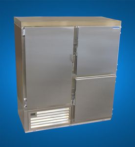 congelatore per nave / ad armadio / in acciaio inox