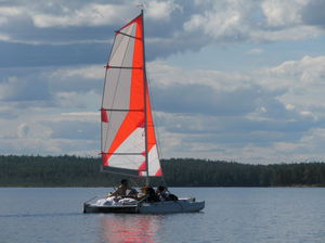 catamarano sportivo gonfiabile
