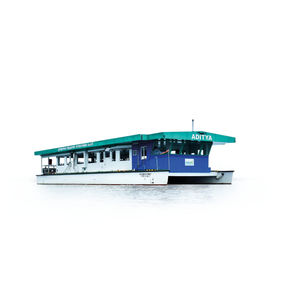 barca professionale barca per trasporto passeggeri / catamarano / elettrosolare / a zero emissioni