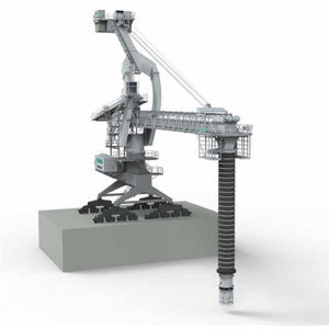 caricatore di navi mobile