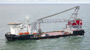 nave di supporto offshore per parco eolico