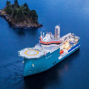 nave di supporto offshore per parco eolico
