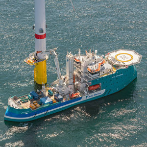 nave di supporto offshore per parco eolico 1