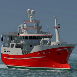 nave da pesca professionale peschereccio a strascico