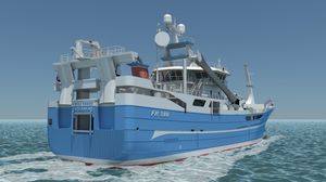 nave da pesca professionale peschereccio a strascico