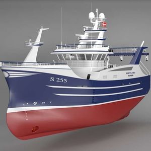 nave da pesca professionale peschereccio a strascico
