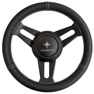 volante per barca a motore rivestimento in cuoio 1