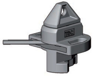twist lock per l'ancoraggio dei container tipo breech base