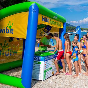 gioco acquatico parasole / gonfiabile