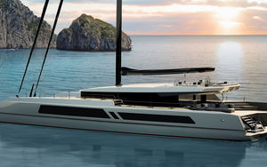sailing-superyacht di lusso catamarano
