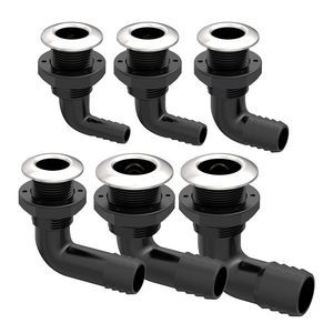 tubo passascafo in acciaio inox 316
