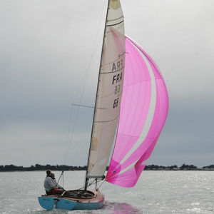 barca a vela tradizionale / daysailer / con poppa aperta / in legno