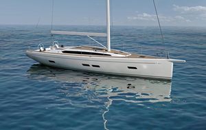 monoscafo / da regata e crociera / con poppa aperta / con 3 cabine