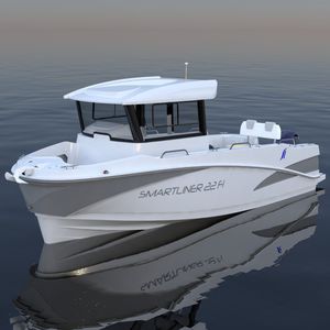 barca da pesca e diporto fuoribordo / con cabina di pilotaggio / max. 7 persone
